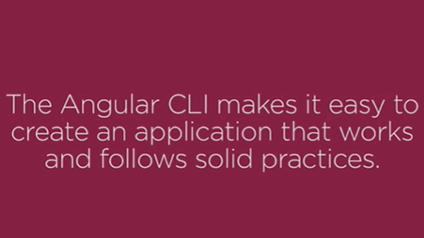 Angular CLI