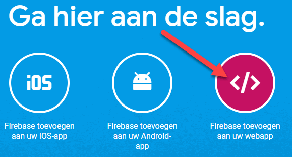 Firebase configuratie