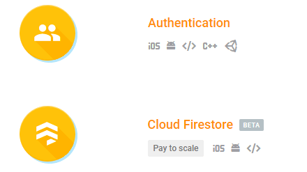Firebase modules